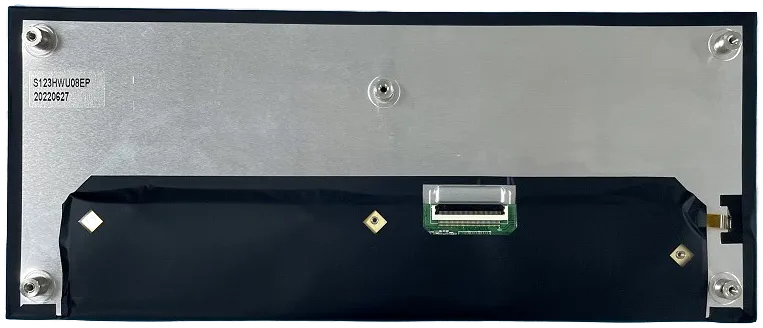 12.3inch 1920x720 automobile TFT LCD display with 2 port LVDS interface