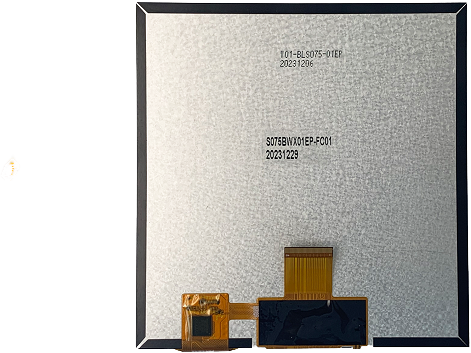 7.5inch 800×800 IPS highlight square LCD display with PCAP & Optical bonding