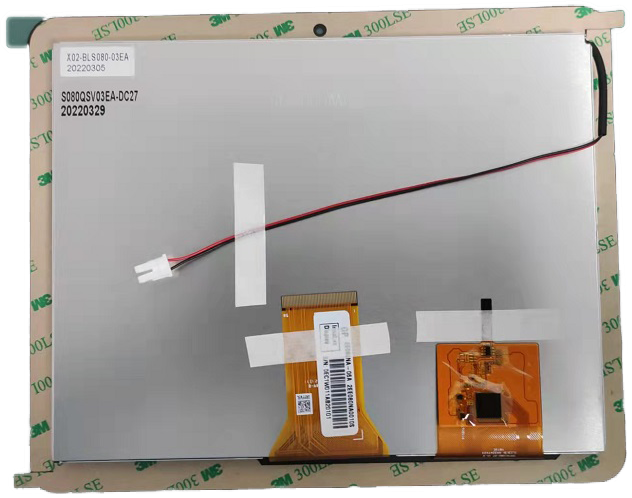 Écran LCD TFT 8 pouces 800x600 avec PCAP