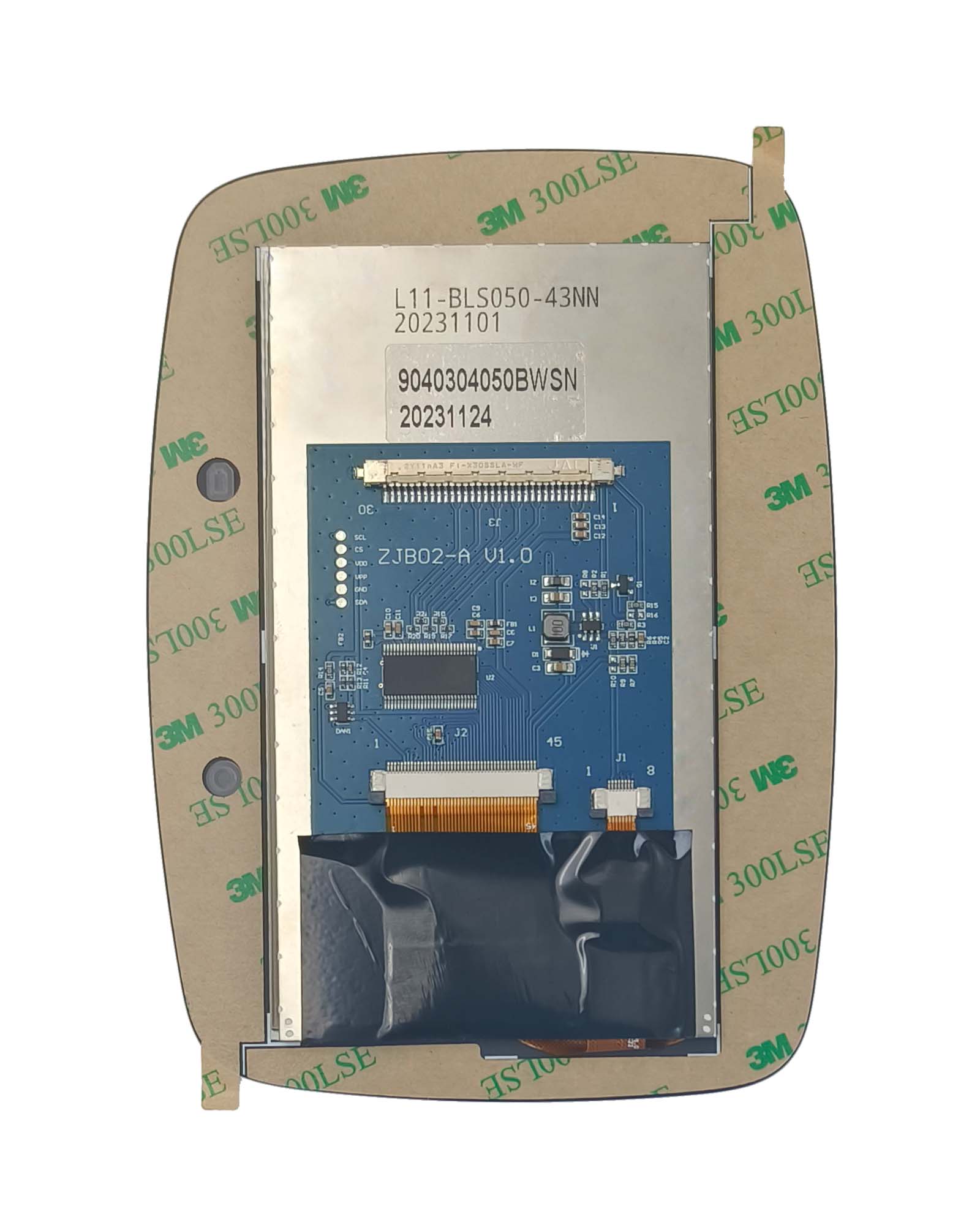 5.0inch 480*854 Full View Color TFT LCD Display With CTP&OCA Bonding