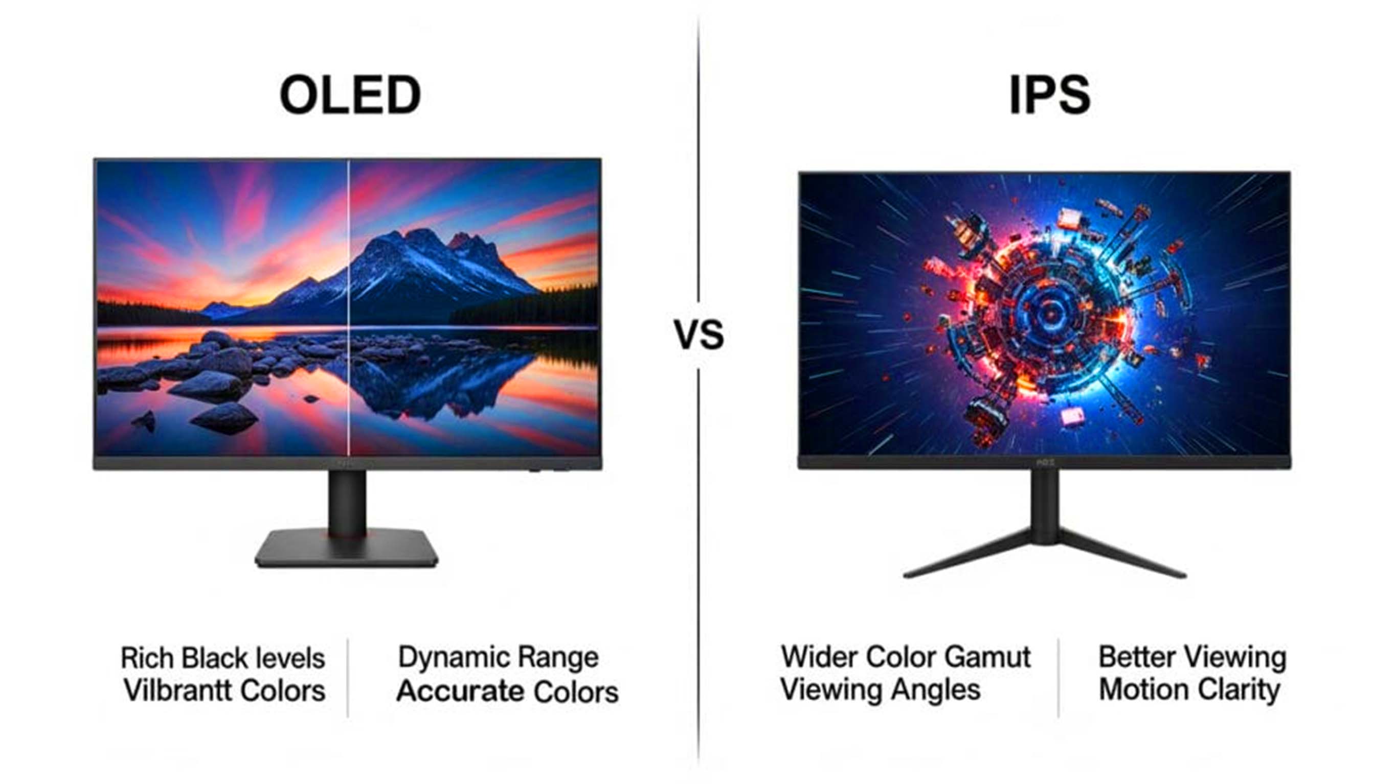 IPS vs. OLED fürs Büro: Der ultimative Leitfaden für Produktivität, Komfort und Bildqualität